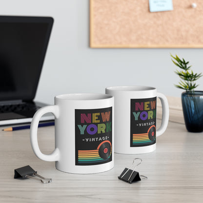NEW YORK VINTAGE- Ceramic Mug 11oz