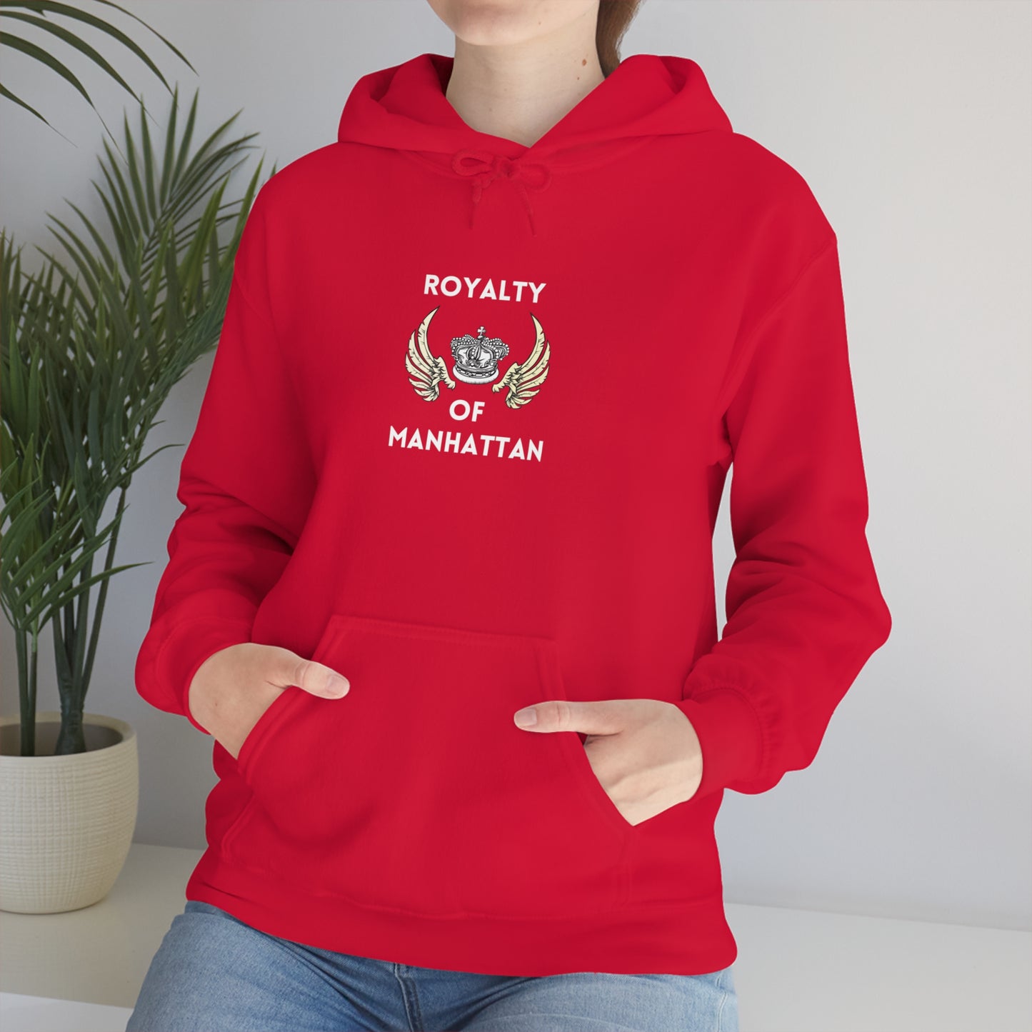 ROYALTY OF MANHATTAN -Unisex Heavy Blend Hooded Sweatshirt (VARIETY OF COLORS) -“Cozy But Make It Streetwear Fancy”