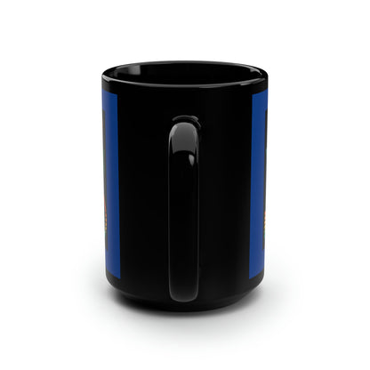 NEW YORK VINTAGE -Big Blue & Black Mug, 15oz (DARK BLUE)