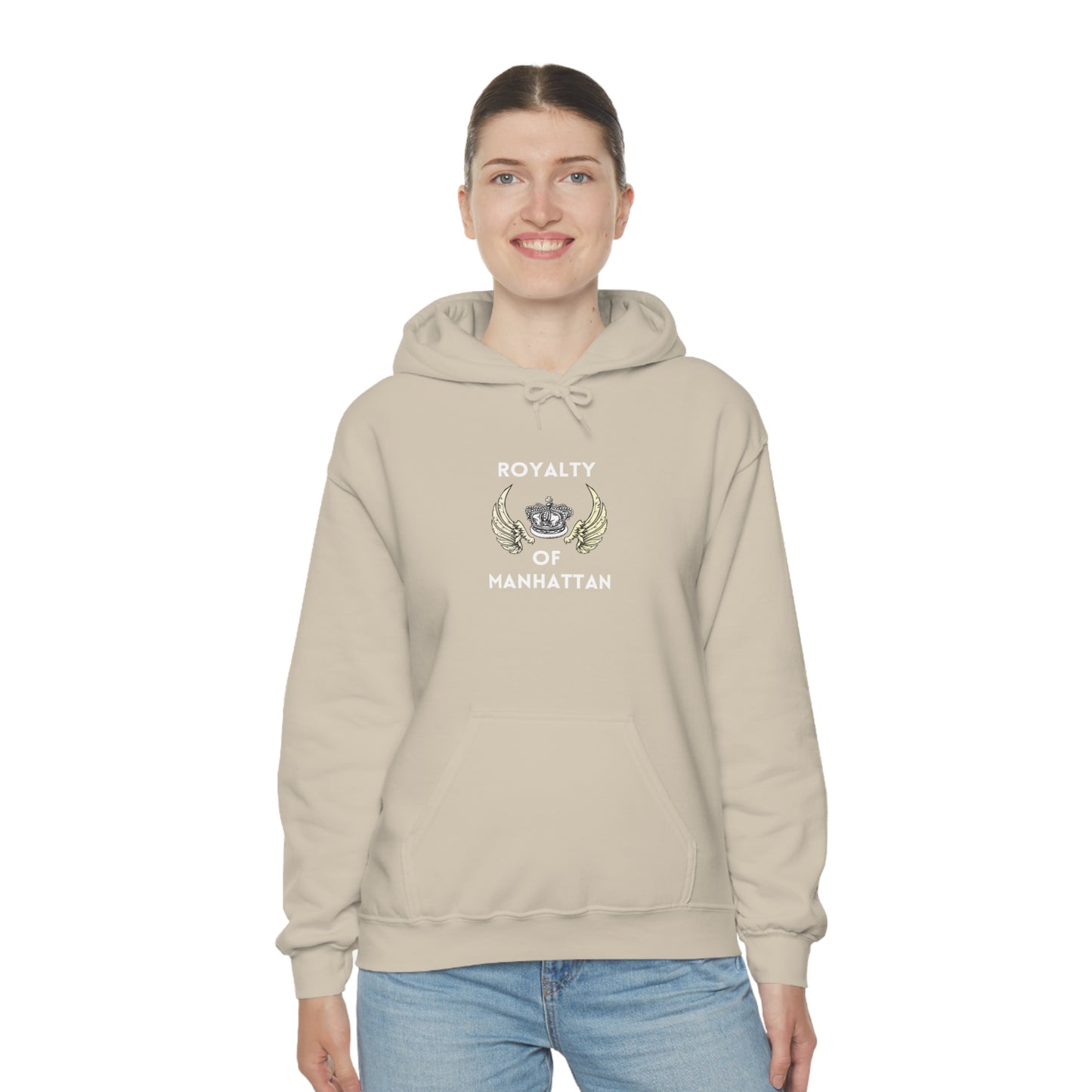 ROYALTY OF MANHATTAN -Unisex Heavy Blend Hooded Sweatshirt (VARIETY OF COLORS) -“Cozy But Make It Streetwear Fancy”