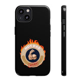 HOT DAD ALERT-Tough Phone Cases - Fits Most Phone Sizes!! (BLACK)