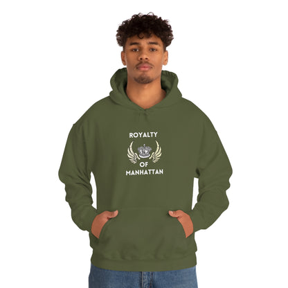 ROYALTY OF MANHATTAN -Unisex Heavy Blend Hooded Sweatshirt (VARIETY OF COLORS) -“Cozy But Make It Streetwear Fancy”