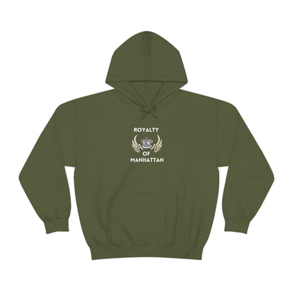 ROYALTY OF MANHATTAN -Unisex Heavy Blend Hooded Sweatshirt (VARIETY OF COLORS) -“Cozy But Make It Streetwear Fancy”
