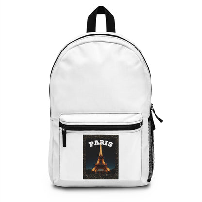PARIS AT NIGHT -Empire Backpack (WHITE)