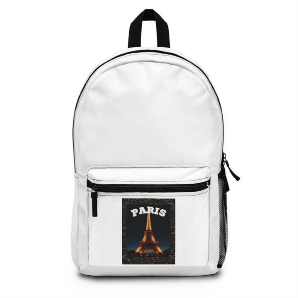 PARIS AT NIGHT -Empire Backpack (WHITE)