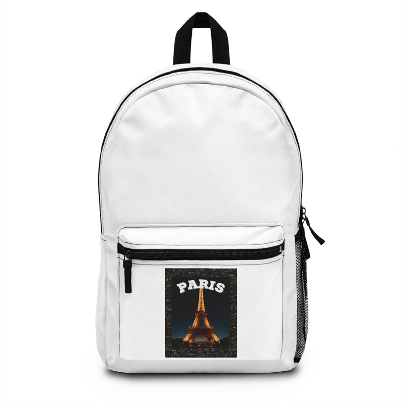 PARIS AT NIGHT -Empire Backpack (WHITE)