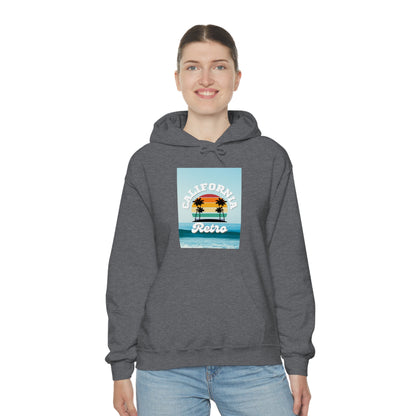 California Retro -Unisex Heavy Blend Hooded Sweatshirt (VARIETY OF COLORS)-“Trendy West Coast Hoodie — Top Pick Streetwear”