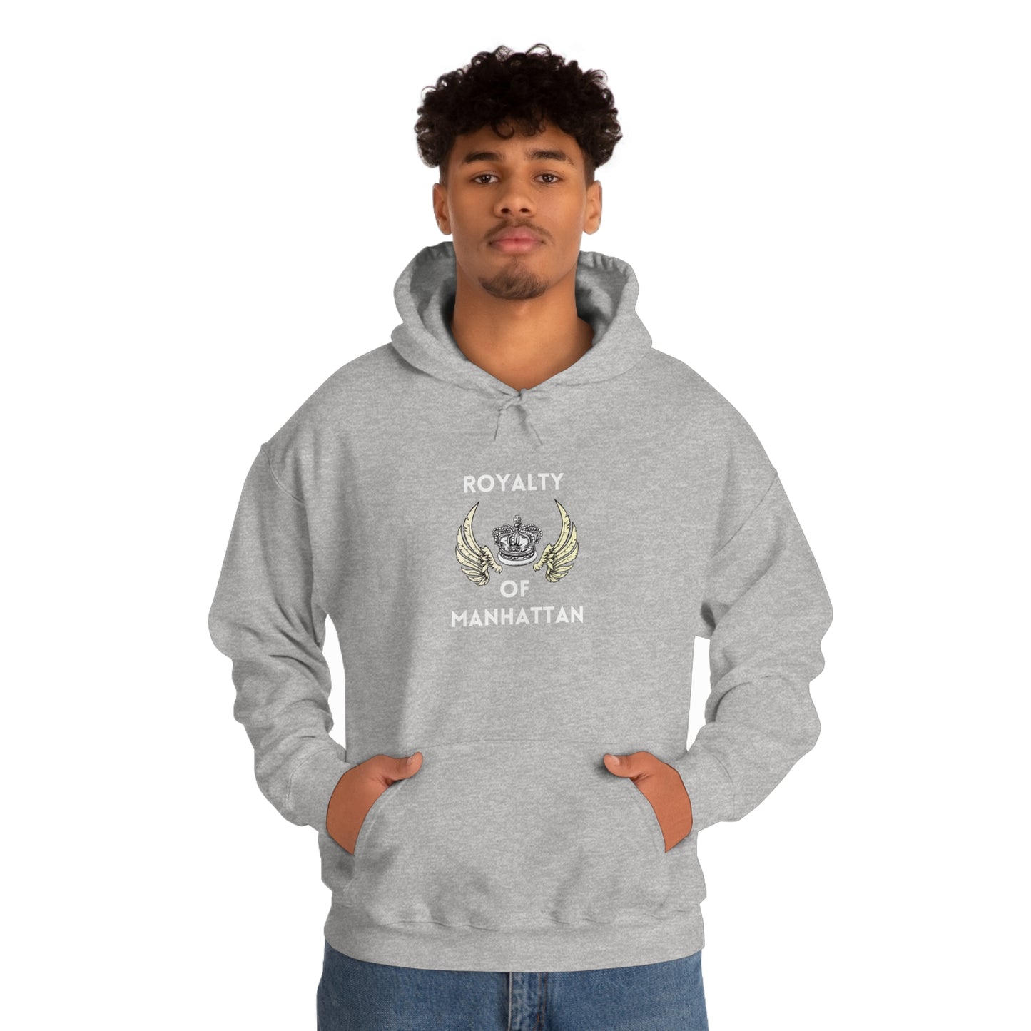ROYALTY OF MANHATTAN -Unisex Heavy Blend Hooded Sweatshirt (VARIETY OF COLORS) -“Cozy But Make It Streetwear Fancy”