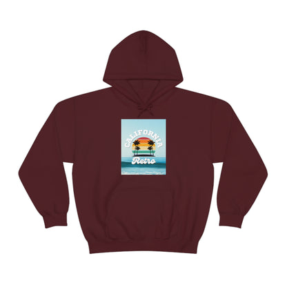 California Retro -Unisex Heavy Blend Hooded Sweatshirt (VARIETY OF COLORS)-“Trendy West Coast Hoodie — Top Pick Streetwear”