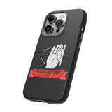 GOSSIP HOTLINE-Tough Phone Cases - Fits Most Phone Sizes!! (BLACK)