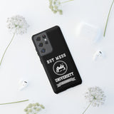 HOT MESS UNIVERSITY -Tough Phone Cases - Fits Most Phone Sizes!! (BLACK)