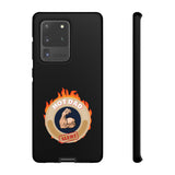 HOT DAD ALERT-Tough Phone Cases - Fits Most Phone Sizes!! (BLACK)