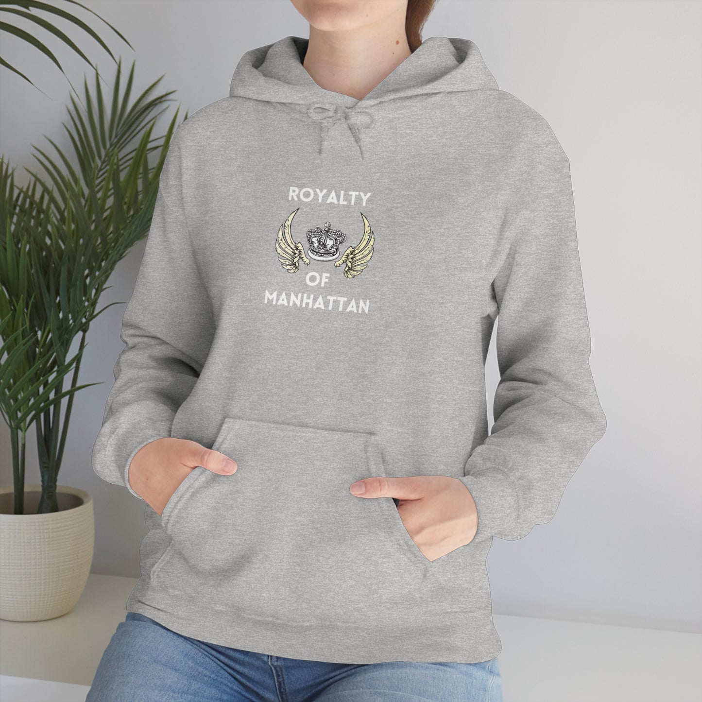 ROYALTY OF MANHATTAN -Unisex Heavy Blend Hooded Sweatshirt (VARIETY OF COLORS) -“Cozy But Make It Streetwear Fancy”