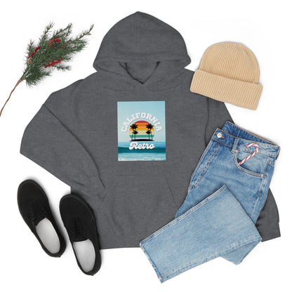 California Retro -Unisex Heavy Blend Hooded Sweatshirt (VARIETY OF COLORS)-“Trendy West Coast Hoodie — Top Pick Streetwear”