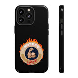 HOT DAD ALERT-Tough Phone Cases - Fits Most Phone Sizes!! (BLACK)