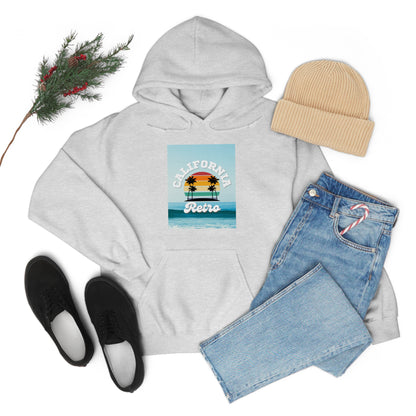 California Retro -Unisex Heavy Blend Hooded Sweatshirt (VARIETY OF COLORS)-“Trendy West Coast Hoodie — Top Pick Streetwear”