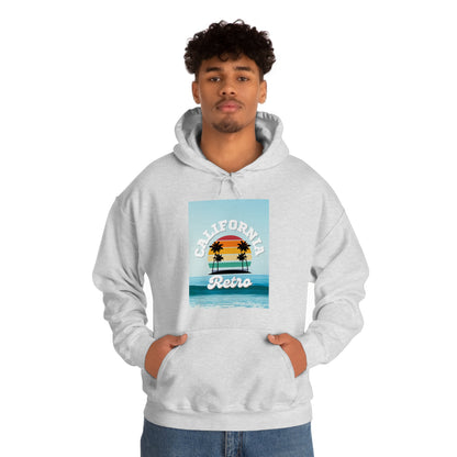 California Retro -Unisex Heavy Blend Hooded Sweatshirt (VARIETY OF COLORS)-“Trendy West Coast Hoodie — Top Pick Streetwear”