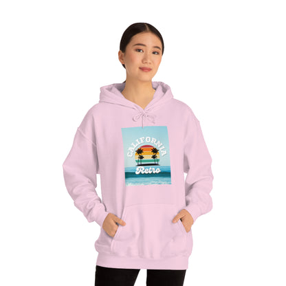 California Retro -Unisex Heavy Blend Hooded Sweatshirt (VARIETY OF COLORS)-“Trendy West Coast Hoodie — Top Pick Streetwear”