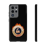 HOT DAD ALERT-Tough Phone Cases - Fits Most Phone Sizes!! (BLACK)