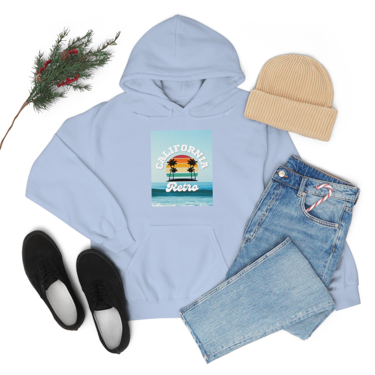 California Retro Hooded Sweatshirt