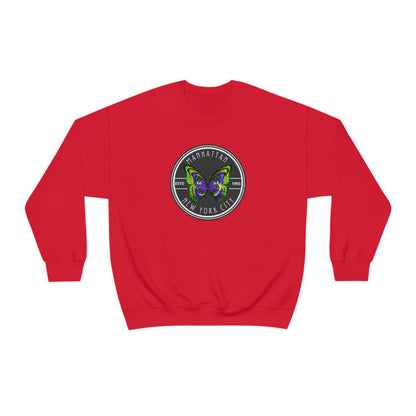 MANHATTAN NYC- Unisex Heavy Blend Crewneck Sweatshirt (VARIETY OF COLORS) "NYC Style Is Always Trending"