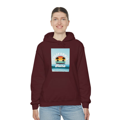 California Retro -Unisex Heavy Blend Hooded Sweatshirt (VARIETY OF COLORS)-“Trendy West Coast Hoodie — Top Pick Streetwear”