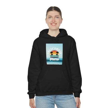 California Retro -Unisex Heavy Blend Hooded Sweatshirt (VARIETY OF COLORS)-“Trendy West Coast Hoodie — Top Pick Streetwear”