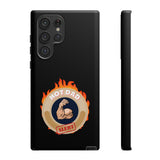HOT DAD ALERT-Tough Phone Cases - Fits Most Phone Sizes!! (BLACK)