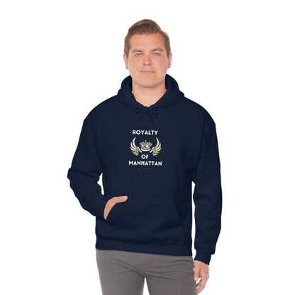ROYALTY OF MANHATTAN -Unisex Heavy Blend Hooded Sweatshirt (VARIETY OF COLORS) -“Cozy But Make It Streetwear Fancy”