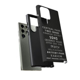 NYC NEIGHBORHOODS -Tough Phone Cases - Fits Most Phone Sizes!! (Dark GREY)