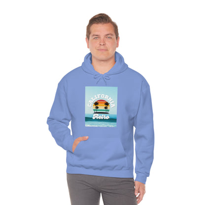 California Retro -Unisex Heavy Blend Hooded Sweatshirt (VARIETY OF COLORS)-“Trendy West Coast Hoodie — Top Pick Streetwear”