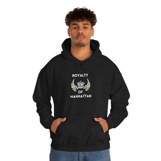 ROYALTY OF MANHATTAN -Unisex Heavy Blend Hooded Sweatshirt (VARIETY OF COLORS) -“Cozy But Make It Streetwear Fancy”