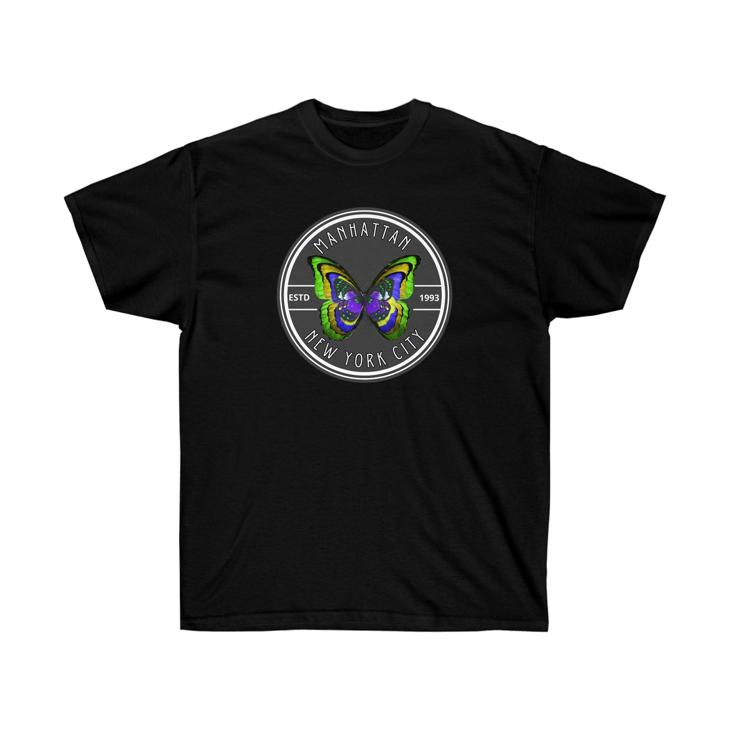 MANHATTAN NYC- T Shirt (VARIETY OF COLORS) “New York City Shirt Full of Rizz, Skyline & Subway Vibes”