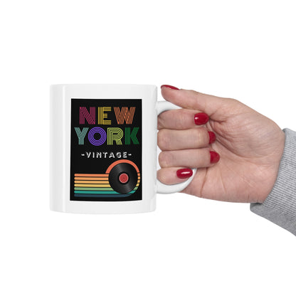NEW YORK VINTAGE- Ceramic Mug 11oz