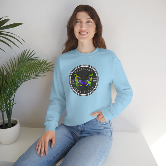 MANHATTAN NYC- Unisex Heavy Blend Crewneck Sweatshirt (VARIETY OF COLORS)