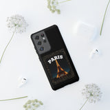 PARIS AT NIGHT- Tough Phone Cases - Fits Most Phone Sizes!! (BLACK)