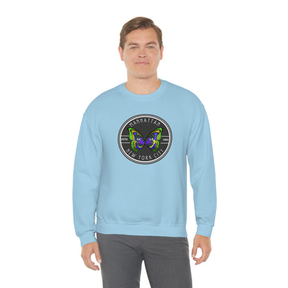MANHATTAN NYC- Unisex Heavy Blend Crewneck Sweatshirt (VARIETY OF COLORS) "NYC Style Is Always Trending"