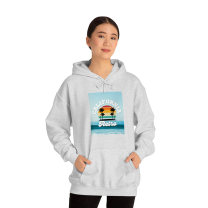 California Retro -Unisex Heavy Blend Hooded Sweatshirt (VARIETY OF COLORS)-“Trendy West Coast Hoodie — Top Pick Streetwear”