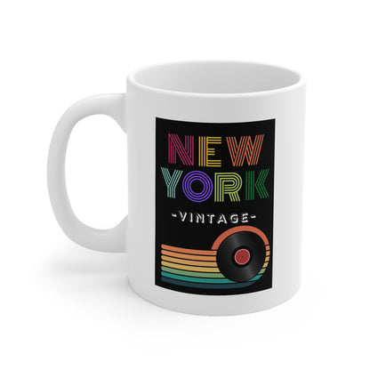 NEW YORK VINTAGE- Ceramic Mug 11oz