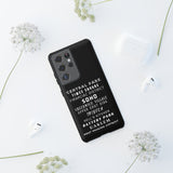 NYC NEIGHBORHOODS -Tough Phone Cases - Fits Most Phone Sizes!! (Dark GREY)