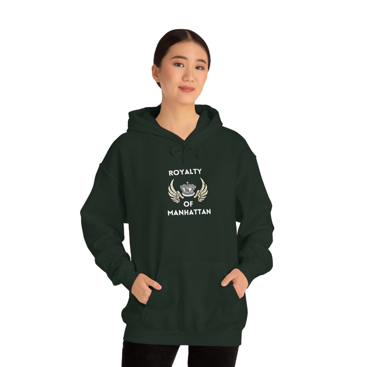ROYALTY OF MANHATTAN -Unisex Heavy Blend Hooded Sweatshirt (VARIETY OF COLORS) -“Cozy But Make It Streetwear Fancy”