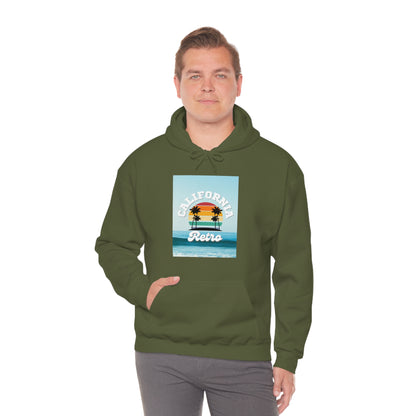 California Retro -Unisex Heavy Blend Hooded Sweatshirt (VARIETY OF COLORS)-“Trendy West Coast Hoodie — Top Pick Streetwear”