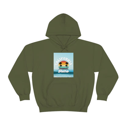 California Retro -Unisex Heavy Blend Hooded Sweatshirt (VARIETY OF COLORS)-“Trendy West Coast Hoodie — Top Pick Streetwear”