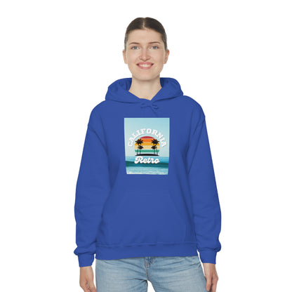 California Retro -Unisex Heavy Blend Hooded Sweatshirt (VARIETY OF COLORS)-“Trendy West Coast Hoodie — Top Pick Streetwear”