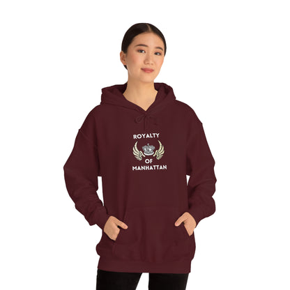 ROYALTY OF MANHATTAN -Unisex Heavy Blend Hooded Sweatshirt (VARIETY OF COLORS) -“Cozy But Make It Streetwear Fancy”
