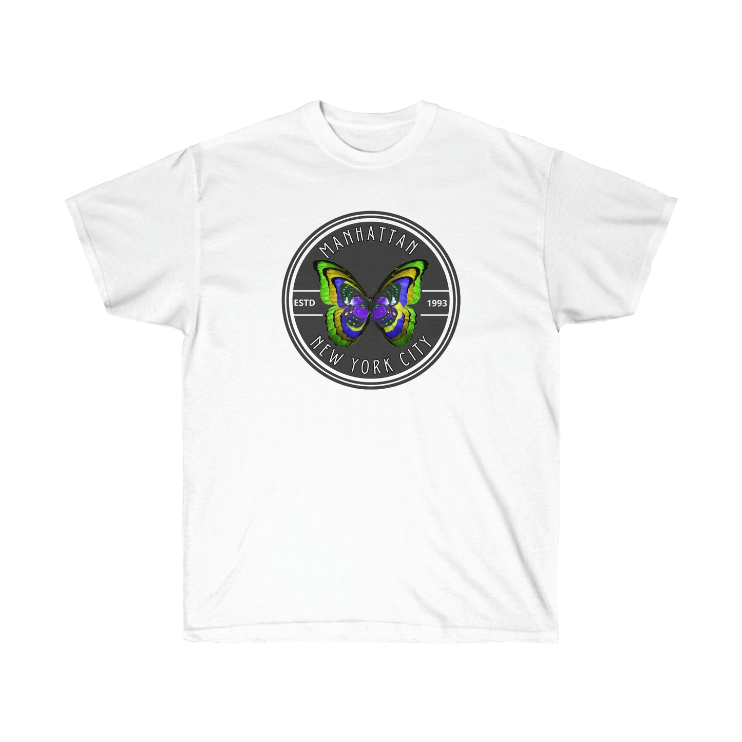 MANHATTAN NYC- T Shirt (VARIETY OF COLORS) “New York City Shirt Full of Rizz, Skyline & Subway Vibes”