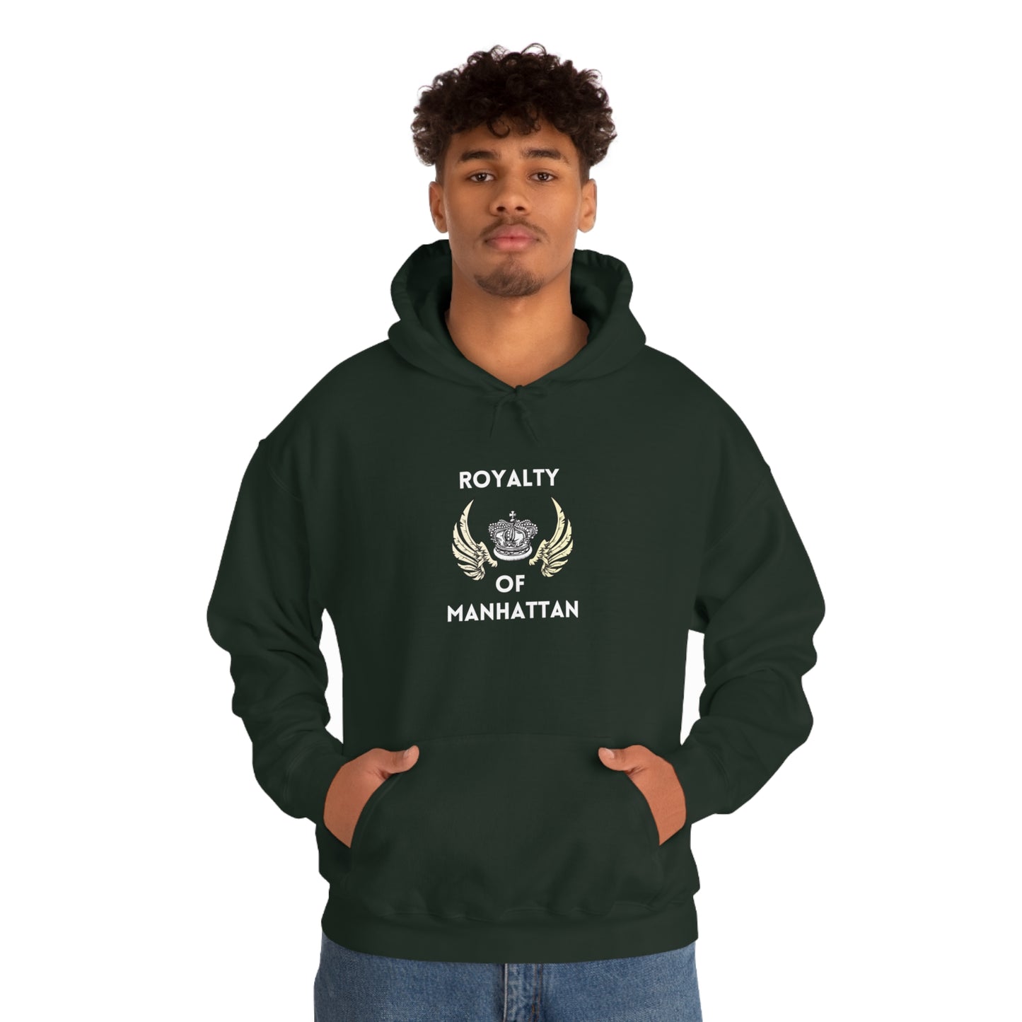 ROYALTY OF MANHATTAN -Unisex Heavy Blend Hooded Sweatshirt (VARIETY OF COLORS) -“Cozy But Make It Streetwear Fancy”