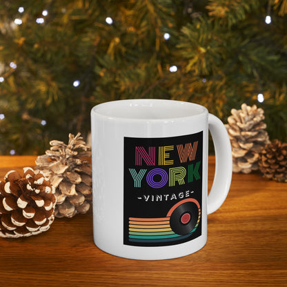 NEW YORK VINTAGE- Ceramic Mug 11oz