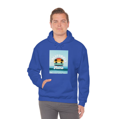 California Retro -Unisex Heavy Blend Hooded Sweatshirt (VARIETY OF COLORS)-“Trendy West Coast Hoodie — Top Pick Streetwear”