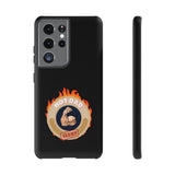 HOT DAD ALERT-Tough Phone Cases - Fits Most Phone Sizes!! (BLACK)